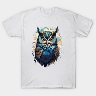 Fantasy Owl in Vector Style T-Shirt